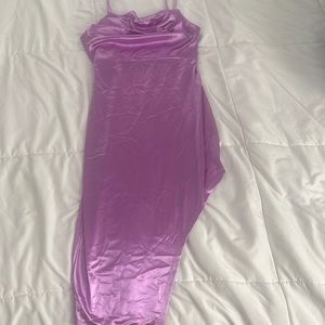 Silk mini a line dress